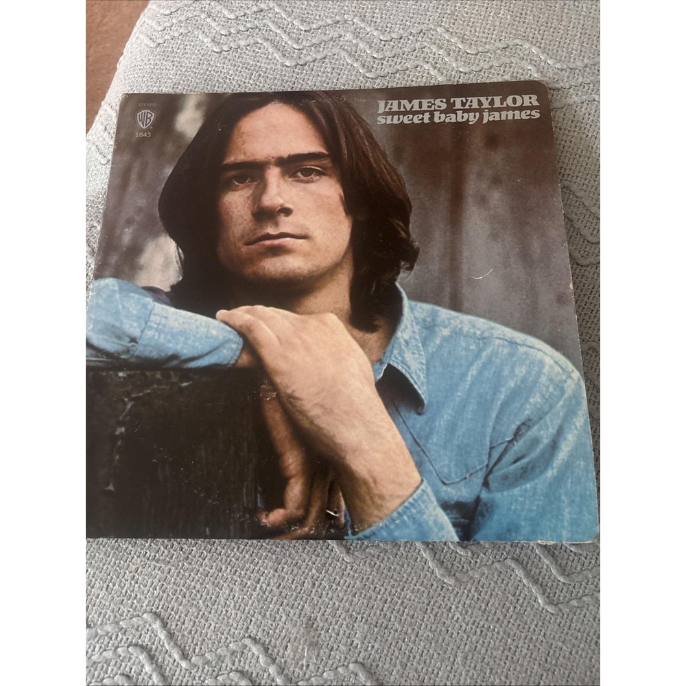 James Taylor Sweet Baby James Vinyl LP VG+ 1970 Warner Bros Green Label